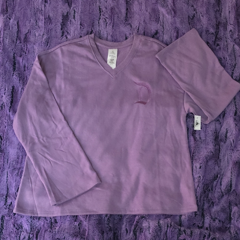 Disney Lavender Long Sleeve Crewneck